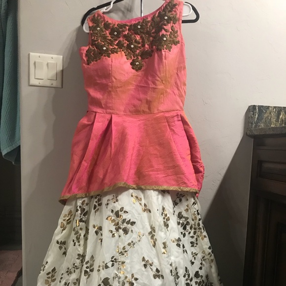 Dresses & Skirts - Peplum top and skirt with can-can